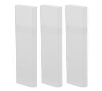 WRITWAA Boîte de Rangement Portable pour Gratte-langues en Plastique Blanc, Étui Lavable et Pratique Transport de 3 Grattoirs de Langue en Voyage