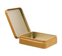 WRITWAA Boîte de Rangement Rectangulaire avec Couvercle Portable et Vide pour Stockage de Thé Bonbons et Objets Divers Maison ou Boutique Design Simple et Élégant Conteneur et Pratique