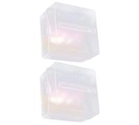 WRITWAA Boîte Distributrice de Gâteaux en Plastique 2pcs pour Fête D'anniversaire Mécanisme Tirage D'argenté Présent Original