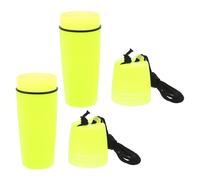 WRITWAA Boîte étanche pour Bateau Plastique Jaune 2pcs avec Corde Flottante pour Kayak et Surf Protection Contre l'eau Portable compacte