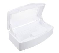 WRITWAA Boîte Salon de Manucure pour Outils D’Art des Ongles, Récipient, Léger en Plastique ABS