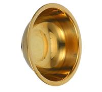 WRITWAA Bol D'eau en Laiton Doré Bol D'offrande Sacrée Multifonctionnel pour Rituels de Yoga Contemplation et Cérémonies pour Maison et Autel Divin