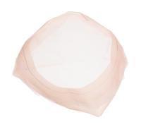 WRITWAA Bonnet de Perruque Crocheté Main pour Hommes Filet PU Respirant avec Couvre Cheveux Naturel pour Calvitie Doux et Base Résistante pour Usage