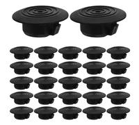 WRITWAA Bouchons Ronds Plastiques 100 Pièces pour Garniture de Jupe Latérale et Couvercles de Drainage, Montage Encastré pour Véhicules Haval, Usage Automobile