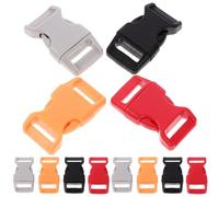 WRITWAA Boucles à Clip en Plastique Coloré 15 MM Lot de 30 Pièces Boucles à Dégagement Latéral pour Sangles Bracelets Paracorde Accessoires pour Paquet Usage Couleur Aléatoire
