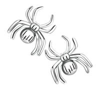 WRITWAA Boucles Oreilles Araignée Argent Clous Créatifs pour Femmes Bijoux Légers et Réalistes Cadeau pour Noël et Halloween