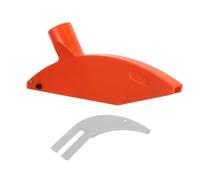 WRITWAA Bouclier de Protection Scie Circulaire avec Couteau Diviseur en PC, Accessoire Sécurisé pour Projets de Travail du Bois à Domicile, Compatible Lames 30 cm Rouge
