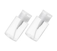 WRITWAA Bouteille vide Flacon de maquillage 2 Pièces 300ml PETG Réservoir de liquide Bouteille réutilisable Anti-fuite pour lotion et démaquillant en déplacement professionnel