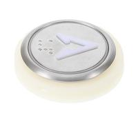 WRITWAA Bouton d'Ascenseur Rond en Acier Inoxydable 36 MM Bouton Poussoir Lumineux Flèche Haut et Bas Accessoire et Pièce Détachée pour Ascenseur d'Immeuble Bureau et Appartement