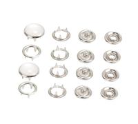 WRITWAA Boutons-pression à Griffes Creux 9,5 Mm Pour Couture, 100 Pièces, Fixation Pratique En Cuivre Blanc, Accessoires Diy Pour Vêtements, Bricolage Et Réparations Textiles