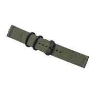WRITWAA Bracelet de Montre en Nylon 22 Mm Noir, Facile à Installer et Solidement Connecté, pour Fitness et Natation, Remplacement Solide pour Montres
