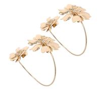 WRITWAA Bracelets Manchettes Floraux Style Nature Avec Pierres Brillantes Bijoux Pour Vacances Été Réglables Pour Toutes De Bras