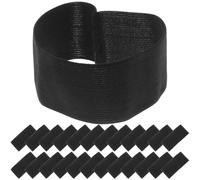 WRITWAA Brassard de Deuil Activités Funéraires Multi-Fonctionnel pour Élastique Noir en Polyester, Pack de 25 Pièces et Événements de Commémoration