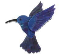 WRITWAA Broche Animale en Acrylique Oiseau Couleur Vive Épingle à Chapeau pour Femmes et Filles Broche Fantaisie Dessin Animé pour Vêtement Paquet à Dos et Accessoires Décoratifs