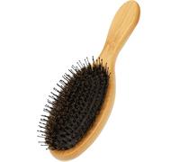 WRITWAA Brosse à Cheveux avec Poils de Sanglier Brosse Plate pour Cheveux Longs Épais et Bouclés Douce et Résistante Démêlage Facile et Durable