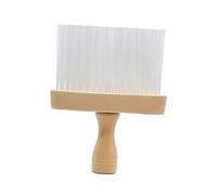 WRITWAA Brosse à Cheveux Nylon Brosse Balayeuse à Cheveux Avec Manche Bois Outil Après La Coupe