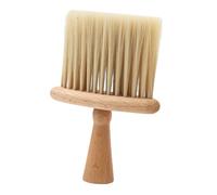 WRITWAA Brosse à Épousseter pour Coiffeurs Manche Bois Poils Souples pour Salons et Usage Domestique de Optimale Conception Ergonomique