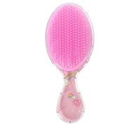 WRITWAA Brosse Démêlante pour Garçon et Filles Brosse Ovale Transparente à Dessin Animé Poils Doux Anti-Casse Mouillés et Secs pour Massage du Cuir Chevelu 1 Pièce