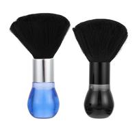 WRITWAA Brosse Nettoyante Cheveux Cassés 2 Pièces Outil Coiffure Compact Poils Souples Adaptée aux Coiffeurs Salon Visage Cou