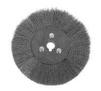 WRITWAA Brosse Rotative Acier Inoxydable pour Meuleuse Roue Fil Métallique Plate Résistante pour Ébavurage Polissage et Nettoyage Bois Chaussures