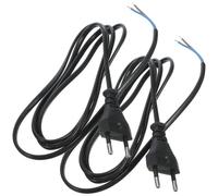 WRITWAA Câble d'alimentation Noir 1,5m en Cuivre et PVC, 2 Pièces, Transmission Fiable et Résistant Feu pour Ordinateurs et Cuiseurs à Riz à Domicile Bureau