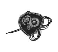WRITWAA Cache Œil Unique pour Adulte Au Design Rétro Punk Accessoire pour Halloween Cosplay Pirate