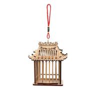 WRITWAA Cage à Sauterelles en Bois Marron Réutilisable et Sûre pour Garçon et Filles, Boîte de Transport Rangement Pratique pour Insectes