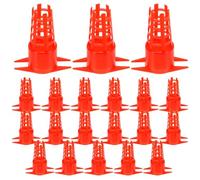 WRITWAA Cages de Protection pour Reines d’Abeilles en Plastique Lot de 20 Pièces Outils d’Apiculteur pour Élevage des Cellules de Reine Accessoires Apicoles Anti-Morsures Équipement