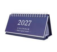WRITWAA Calendrier de bureau 2027 - Calendrier mensuel à feuillets - Organiseur de bureau avec liste de tâches pour les études et le travail - Fournitures scolaires 2027