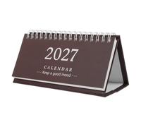 WRITWAA Calendrier de bureau 2027 - Calendrier mensuel à feuillets - Organiseur de table long avec liste de tâches pour le travail et les études - Fournitures scolaires 2027