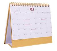 WRITWAA Calendrier de Bureau Simple et Moderne Planificateur de Table avec Support Stable Organiseur pour Bureau et Maison Décoration Minimaliste pour Espace Réduit
