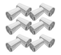 WRITWAA Caps de Fin de Cordon en Alliage de Zinc 50 Pièces pour Accessoires de Couture et Cordons de Serrage Argent