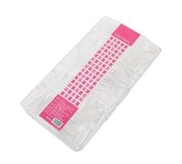 WRITWAA Capsules D’Ongles Transparentes Trapèze Faux Ongles Naturels Demi-Plaques Kit Extensions Ongles Légers pour Manucure Maison Couvrantes et Confortables Tailles 0-9 Polyvalentes