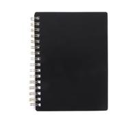 WRITWAA Carnet à Mots de Passe à Spirale A6 avec Onglets Alphabétiques pour Gestion Rapide et Fluide des Mots de Passe, en Pp et Papier Noir, Travail Quotidien