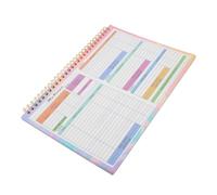 WRITWAA Carnet de Dépenses Non Daté Planner Hebdomadaire et Journal Comptable pour Gestion Financière Organisation Budget Familial et Professionnel Suivi Clair des Recettes et Dépenses