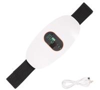 WRITWAA Ceinture de Massage Abdominale Vibrante et Chauffante Appareil Électrique pour Soulager Douleurs et Raffermir le Ventre Convient pour Usage Sportif et Quotidien