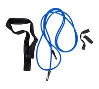 WRITWAA Ceinture de Natation Résistance Équipement D'entraînement de Natation Noir Tissu Élastique et Caoutchouc pour Entraînement Paquet de Rangement Attachable à L'échelle de Piscine