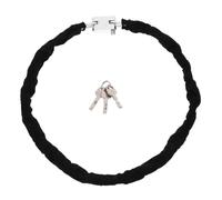 WRITWAA Chaîne antivol métallique avec clé pour vélo, Robuste et résistante | Antivol Flexible avec clés pour vélo, Moto, Scooter, Porte d'entrée, Portail, clôture, 80 cm (31,5 Pouces)