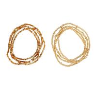 WRITWAA Chaîne de Taille Femme en Perles de Rocaille 315 Pouces Bijoux de Corps pour Bikini et Plage Confortable et Solide