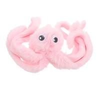 WRITWAA Chat en Peluche Pieuvre, Interactif et Résistant à Mastication | Usage Intérieur et Extérieur, pour Chatons et Chiots, Coloris Rose, Divertissement Autonome, Forme Octopus