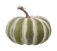 WRITWAA Citrouille Artificielle Verte de 18 cm, décoration végétale réaliste pour l'automne, Cushaw Craft, idéale pour Les vitrines de magasins, supermarchés et porches.