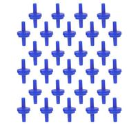 WRITWAA Clapets Anti-Retour Accessoire pour Aquarium Valve Unidirectionnelle en Plastique Bleu Lot de 50 Solide Fonctionnement Silencieux pour Pompe à Air Aquarium