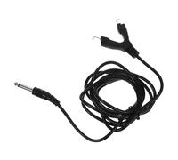 WRITWAA Clip Cord Silicone Câble Électrique pour Alimentation Machine Fil Souple Compatible Mono Prise Noir