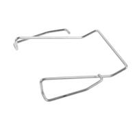 WRITWAA Clip de Ceinture Métallique Argenté pour Micro Cravate, Modèle | Petit et Léger, Usage Pratique, Grosse , pour Récepteur ou Émetteur de Scène, Finition Argenté