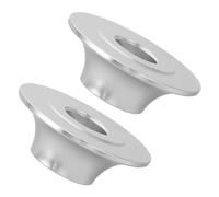 WRITWAA Clip de Maintien de Positionnement pour Roue Frontale de Fauteuil Roulant en Alliage D'aluminium Argenté, Diamètre 8 Mm, Installation Facile pour Réparation et Maintenance