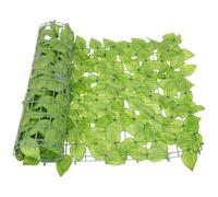 WRITWAA Clôture Artificielle en Feuilles Vertes 1 Rouleau Plastique | Usage Extérieur, Protection Vie Privée, Aspect Réaliste, Résistant à Décoloration, Vert