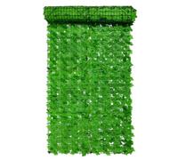 WRITWAA Clôture Artificielle en Plastique Vert Feuilles Réalistes, Résistante la Température, Permet la Circulation d'air, pour Décoration de Jardin et Terrasse