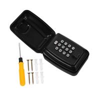 WRITWAA Coffre-Fort Mural pour Clés Boîte De Rangement Extérieure avec Code à Combinaison pour Clés Et Objets De Valeur