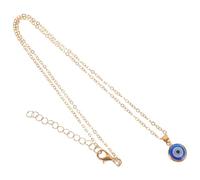 WRITWAA Collier Œil Protection Pendentif Bleu Style Unisexe
