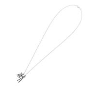 WRITWAA Collier Vintage Pendentif Délicat Forme De Tambour Souvenir Musical Pour Batteur Collier Raffiné Avec Ornement